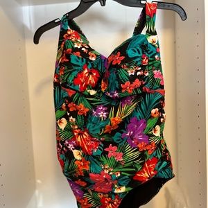 One piece bathing suit